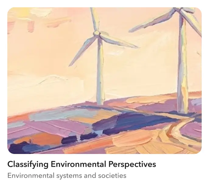 Classifying Environmental Perspectives