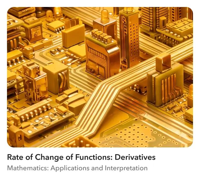 Rate of Change of Functions: Derivatives