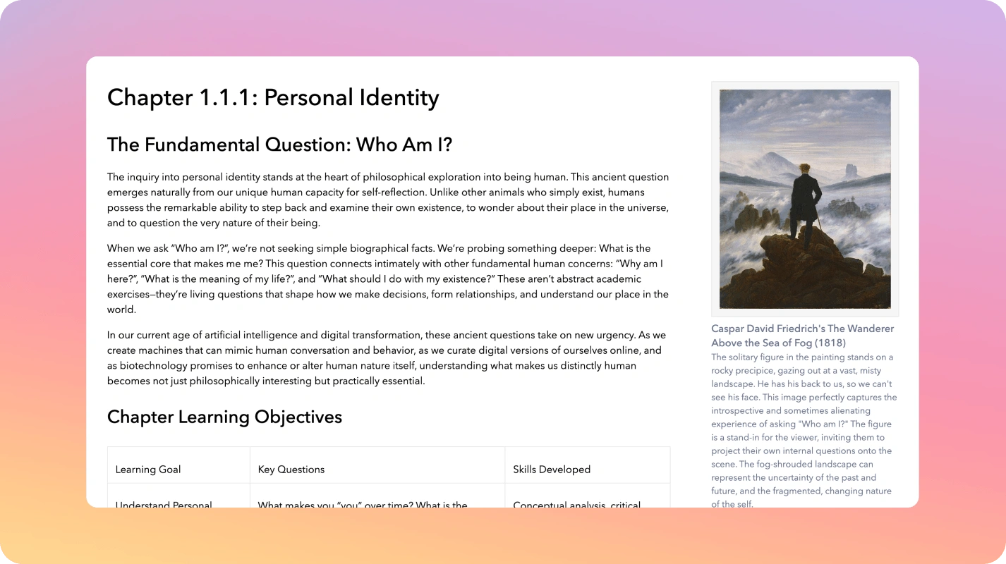 The core theme, optional themes, and prescribed texts — fully covered The core theme, optional themes, and prescribed texts — fully covered